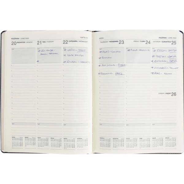 Dikişli Haftalık Ajanda