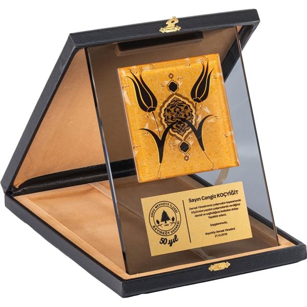 Kutulu Kristal Plaket